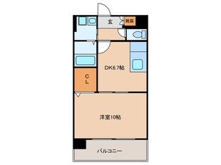 オレンジ　スクエアの物件間取画像